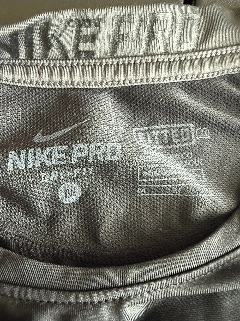 Nike Black Athletic Tee with White Swoosh